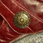 Taos Samba Burgundy Leather Mary Jane’s Size 8 EUC Red Photo 7