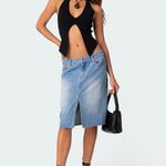 Edikted Midi Denim Skirt Photo 0