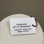Piper K | Tigers Eye/Leopard Beaded Necklace Gold Photo 2
