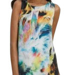 Ted Baker Cherche Shattered Crystal Tunic Sheath Sleeveless Mini Dress 3 US 8 Photo 0