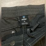 Kuhl Grey Hiking Capri Pant, 10, Hidden Drawstring, Front & Back Pockets Zip Fly Photo 1