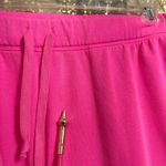 PINK - Victoria's Secret  Cinched Crop Hoodie & Sweatpants Atomic Pink Set L/XL Photo 5