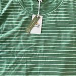 Marine layer NWT Lydia Textured Stripe Tank Jade Sheen Size Extra Large Bohemian Photo 0