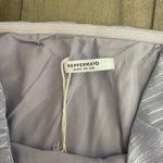 Pepper mayo purple strapless Yolanda mini dress Photo 4