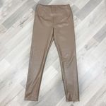 Bagatelle Collection Faux Leather Leggings Mocha Brown Medium Pull On Photo 3