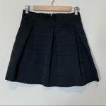 Honey Punch black box pleated bandage textured skater skirt stretch large Photo 2