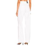 Dr. Denim Echo Wide Leg Jeans in White Ripped 25/32 New Womens Denim Pants Photo 1
