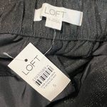 Loft NWT Metallic Pleated Dress Slacks—size small Photo 2