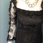 Lovers + Friends  Black Lace Long Sleeve Dress XS Photo 1