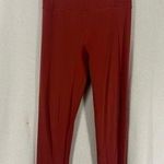 Athletic High Waist Leggings Womens Medium Orange Photo 0