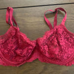 Victoria's Secret Victoria’s Secret bra wired size 36 DD lace purplish red Photo 0