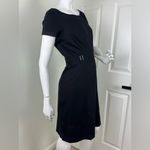 White House | Black Market  Black Sheath Midi Dress. A31 Photo 6