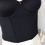 Betsey Johnson  Solid Black Underwire Boned Bra Photo 3