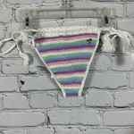 Capittana Women’s Trinidad Swim Bikini Bottoms Crocheted Rainbow Handmade S NWT Photo 2