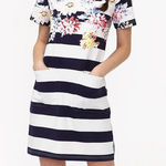 Joules Women's Seren Jersey Woven Mix Dress Photo 0