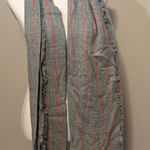 Universal Threads Universal Thread Women's Gray Striped Oblong Scarf - NWT Photo 0