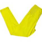 OFFLINE AERIE Real Me 7/8 Leggings Smocked Waist Yellow Chartreuse NWT Medium Green Photo 0