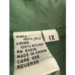 Vintage 80s FUDA International 100% Silk Floral Bomber Jacket Green Womens 1X Size XL Photo 6