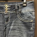 Angels Jeans Blue Ankle Cropped Denim with Whiskering, Size 7 Photo 2