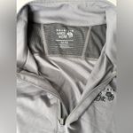Mountain Hardwear WickQ 1/4 Zip Pullover Size M Gray Stretch Activewear Running Photo 4