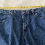 90s High Waisted Straight Leg Cropped Jeans Medium Wash Vintage Size 14 Photo 3
