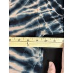 Nation Ltd Terrin Snap Tie Dye T-Shirt Tee Peach Black XS Short Sleeve Snaps Photo 4