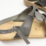 Rieker Womens EU 42 Regina Sandals Comfort Gray Adjustable Faux Leather Summer‎ Size 10 Photo 4