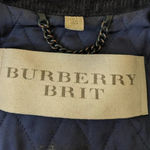 Burberry Brit Biker Jacket in Black Lambskin Leather Size 4 Photo 1