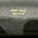 Jimmy Choo  Black Croc-Embossed Shoulder Bag with Gold Chain Photo 5