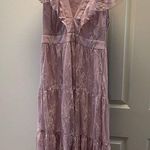 WAYF Lilac lace dress - fully lines with side zipper Photo 0