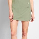 Modcloth Sunny Attitude Linen Blend Mini Skirt Photo 0