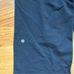 Lululemon black wide leg crop pants with multicolored waistband Photo 2