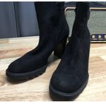Paul Green  Selma Ankle Bootie Women's 7.5 Black Nubuck Zipper High Heeled Boots Photo 3