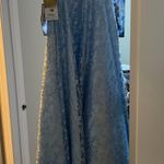 Macy's Light Blue Prom Dress Photo 2