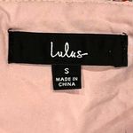 Lulus ★  Sweet Essence Blush Floral Jacquard Puff Sleeve Mini Dress ★ Photo 3