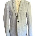 ZARA Gray Comfort Jacket Single Button Blazer Size Medium Photo 0