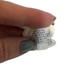 Merona Cream Short Sleeve Low V-Neck Tie Waist Beach Cover Up Women Sz M Photo 7