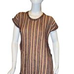 Carol Horn Knit 70s Striped Wool Pullover Tunic Red Size M Photo 12