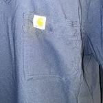 Carhartt Women's Modern Fit Tuck-In Top/Slim Leg Pant size SM/MD blue scrubs Photo 3