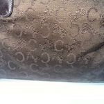 CELINE  Macadam Brown canvas And Leather Boston Bag Photo 7