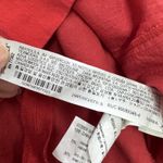 ZARA  Skirt Womens Small Red Linen Blend High Waist‎ Mini Casual Summer Photo 4