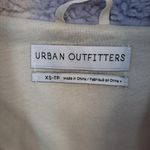 Urban Outfitters Outfitters Light Blue with White Flowers Full Zip Fleece Jacket Size XS Photo 2