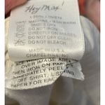 Vintage 1990s Hey Max! Linen Tunic Button Up Shirt‎ Women Size Small Art To Wear White Photo 7