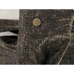 Birch Hill Jacket woman's XL Snakeskin Print Button Front Career Jacket Blazer Brown Photo 5