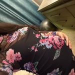 Motherhood Black Floral Mesh Maternity Dress NEW Photo 10