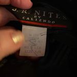 Vintage Black velvet J.R.Nites size 6 long sleeve dress. Black Photo 3