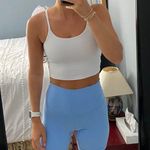 Aritzia Tna Light Blue Bike Shorts Photo 0