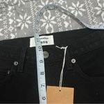 Reformation NWT  Julia High Rise‎ Cigarette Jean In Black Ripped Knee Size 24 Photo 10