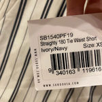 NWT Suboo Straighty 180 Tie Waist Short Size XS Blue Photo 3