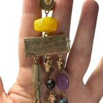 Chandelier Dangle Jeweled Earrings Multi Photo 2